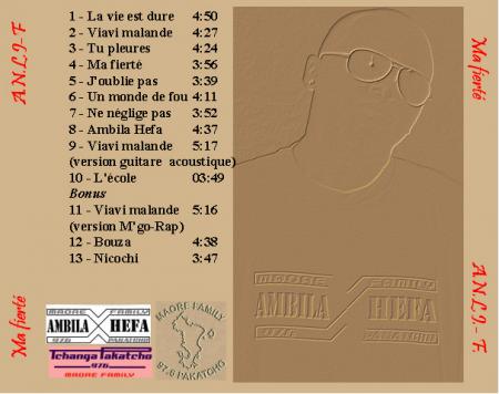 Face Arrière du CD